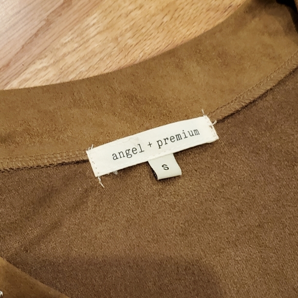 Angel + Premium Faux Suede Mini Dress - Picture 3 of 9